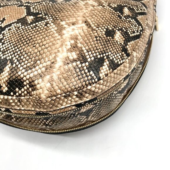 I.N.C. International Concepts Camel Snake Embossed Crossbody Bag - Picture 6 of 10